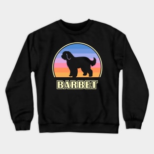 Barbet Vintage Sunset Dog Crewneck Sweatshirt